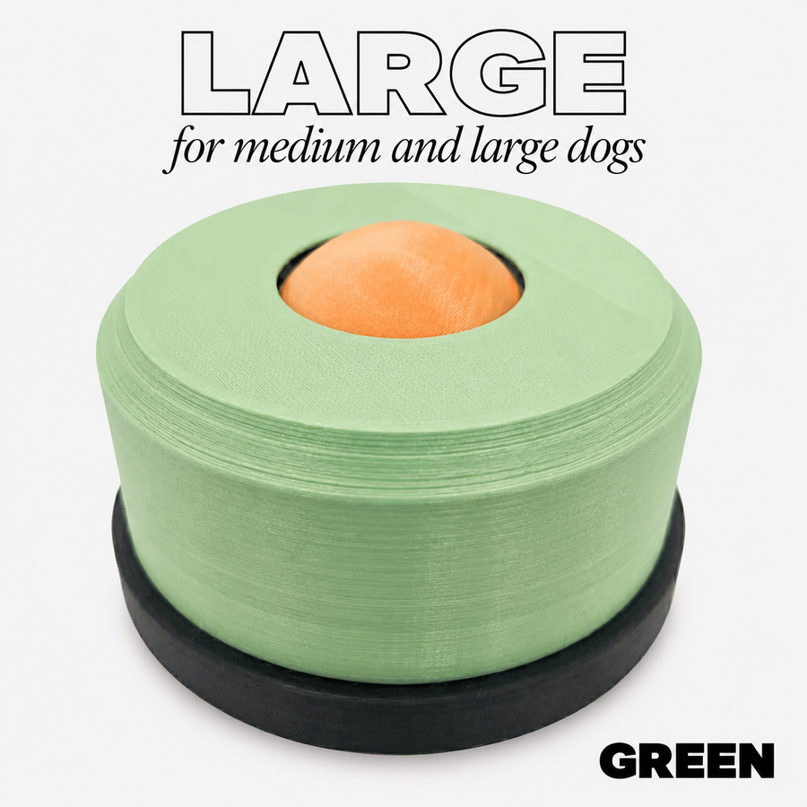 Interactive Lick Bowl with Spinning Ball