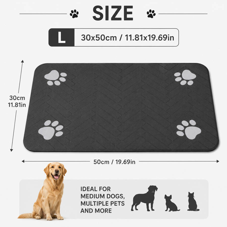 Non-Slip Water-Absorbent Pet Mat