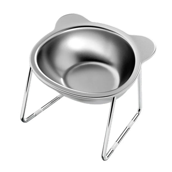 15-Degree Tilted Elevated Pet Bowl