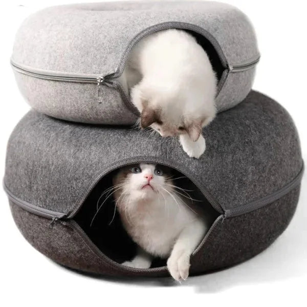 Donut 2-in-1 Cat Bed — Comfort & Play