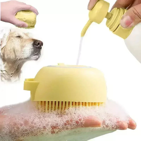 PuppySoft Silicone Pet Bath & Grooming Glove