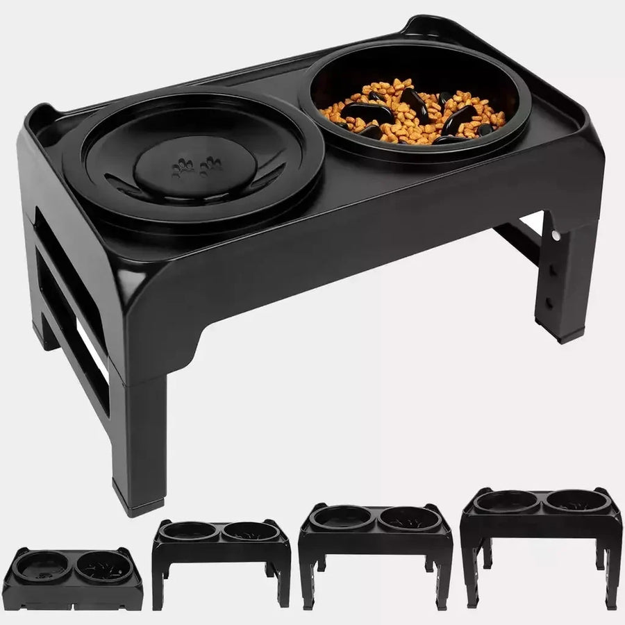 Ergonomic Elevated Dog Bowl Stand